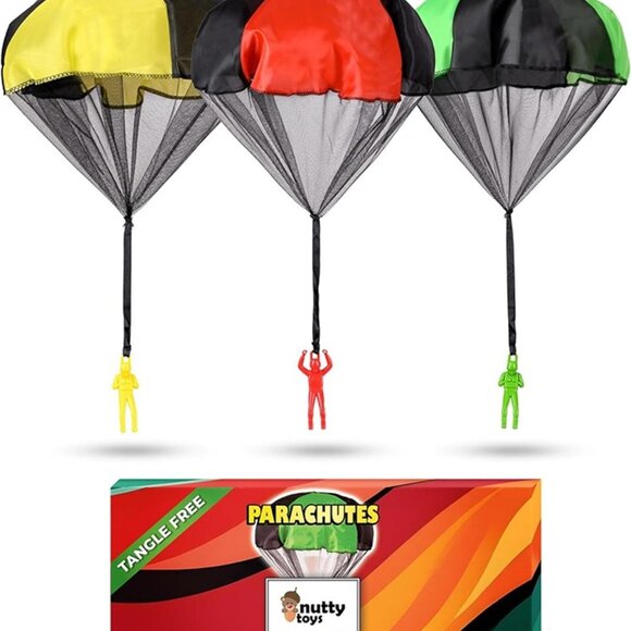 NEW Tangle Free Outdoor Flying Parachute Men, Top Indoor & Outside - Picture 2 of 8